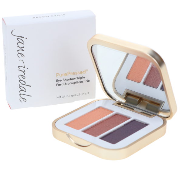 jane iredale PurePressed Eye Shadow Triple Brown Sugar 0.1 oz