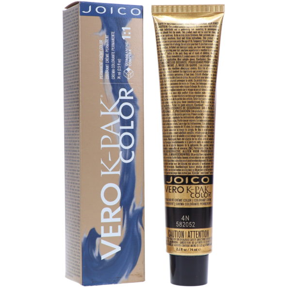 Joico Vero K-Pak Hair Color 4N Dark Brown 2.5 oz