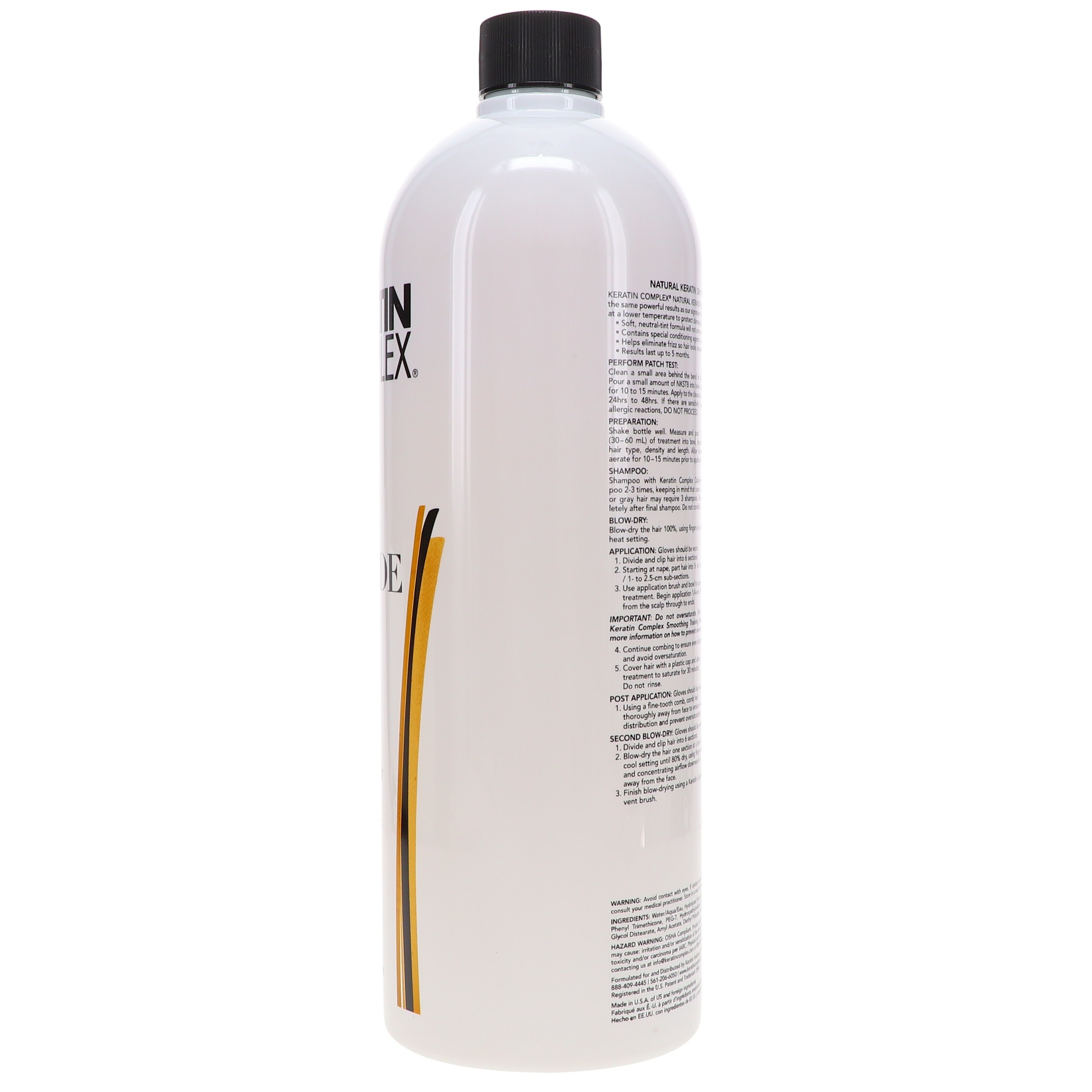 Keratin Complex Natural Keratin Smoothing Treatment for Blonde Hair 33.8 oz & Comb