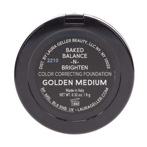 Laura Geller Baked Balance-N-Brighten Color Correcting Foundation Golden Medium 0.32 oz
