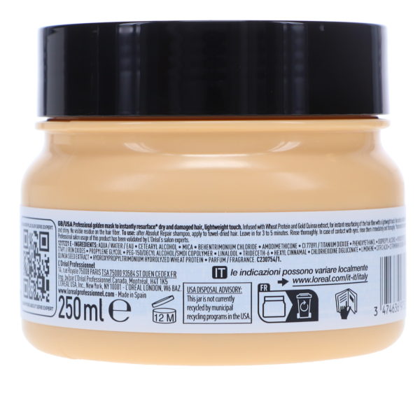 L'Oreal Professionnel Serie Expert Absolut Repair Golden Mask 8.5 oz