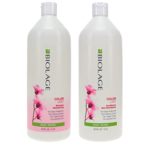 Matrix Biolage Colorlast Shampoo 33.8 oz & Biolage Colorlast Conditioner 33.8 oz Combo Pack