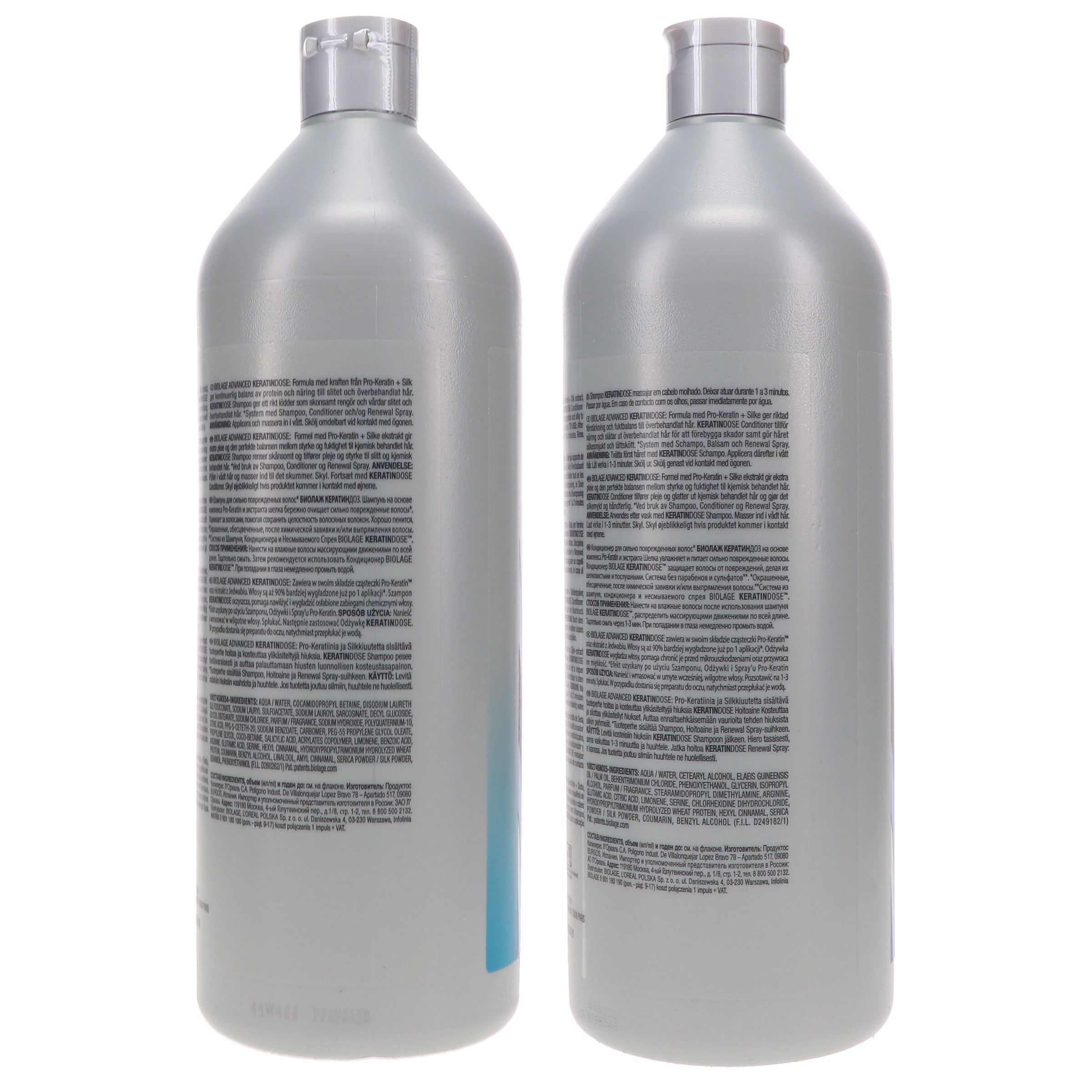 Matrix Biolage Keratindose Shampoo 33.8 oz & Biolage Keratindose Conditioner 33.8 oz Combo Pack