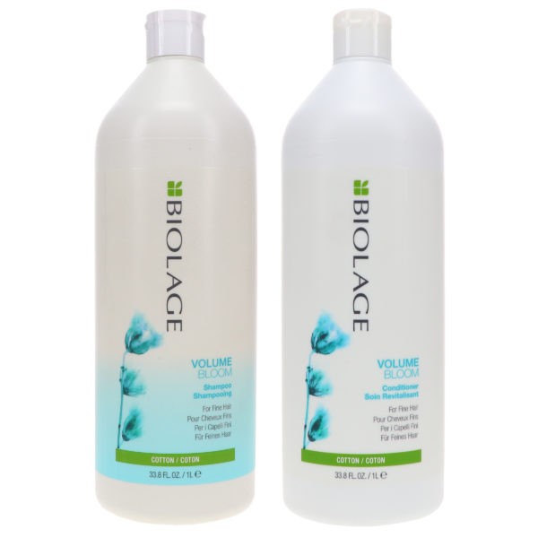 Matrix Biolage Volumebloom Shampoo 33.8 oz & Biolage Volumebloom Conditioner 33.8 oz Combo Pack