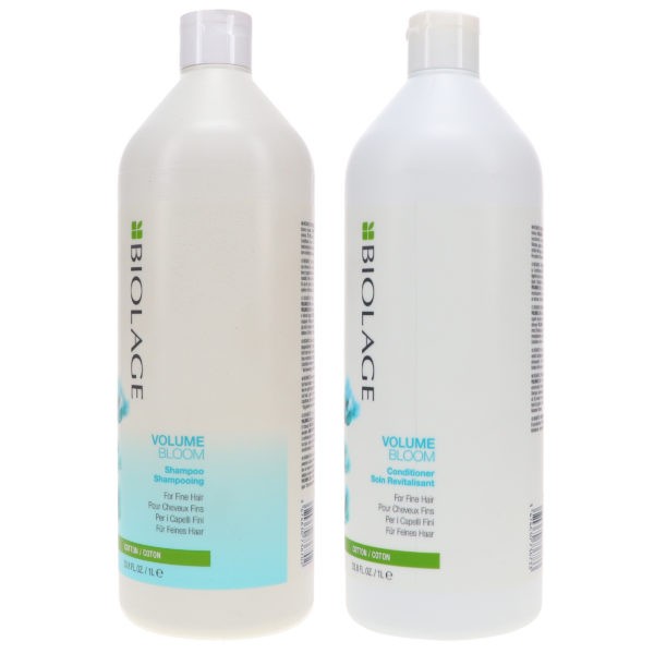 Matrix Biolage Volumebloom Shampoo 33.8 oz & Biolage Volumebloom Conditioner 33.8 oz Combo Pack