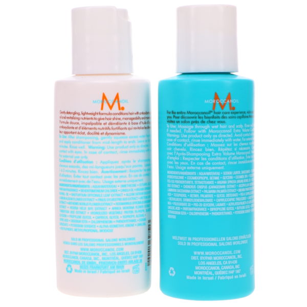 Moroccanoil Extra Volume Shampoo 2.4 oz & Extra Volume Conditioner 2.4 oz Combo Pack