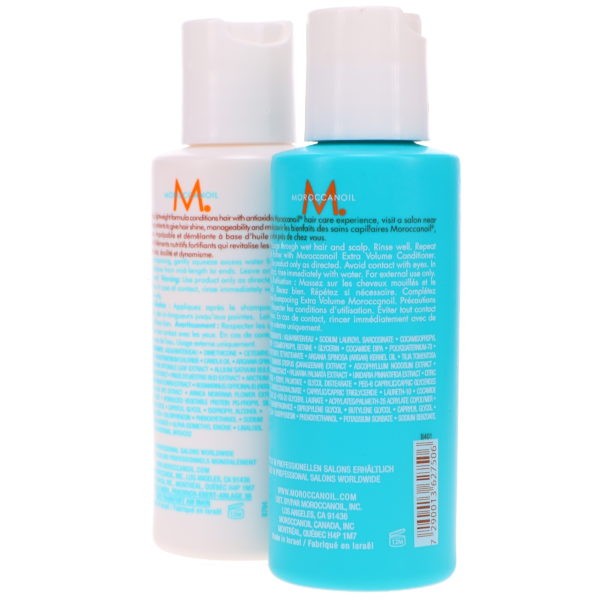 Moroccanoil Extra Volume Shampoo 2.4 oz & Extra Volume Conditioner 2.4 oz Combo Pack