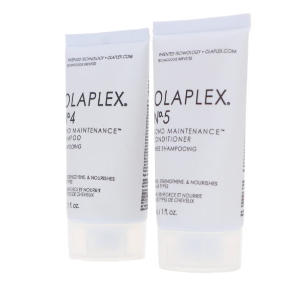 Olaplex No.4 Bond Maintenance Shampoo 1 oz & No.5 Conditioner 1 oz Combo Pack
