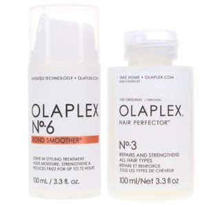 Olaplex No. 3 Hair Perfector 3.3 oz & No. 6 Bond Smoother Reparative Styling Creme 3.3 oz Combo Pack