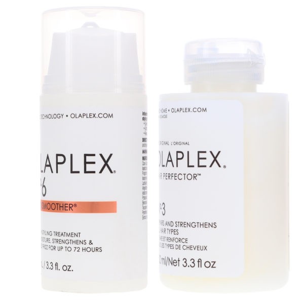 Olaplex No. 3 Hair Perfector 3.3 oz & No. 6 Bond Smoother Reparative Styling Creme 3.3 oz Combo Pack