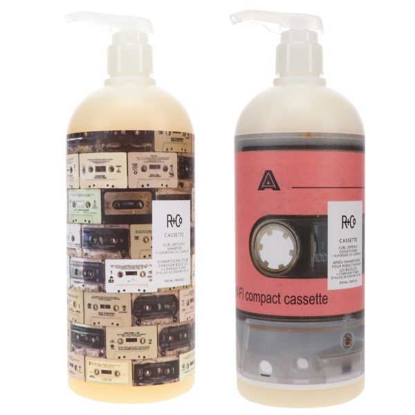 R+CO Cassette Curl Shampoo 33.8 oz & Cassette Curl Conditioner 33.8 oz Combo Pack