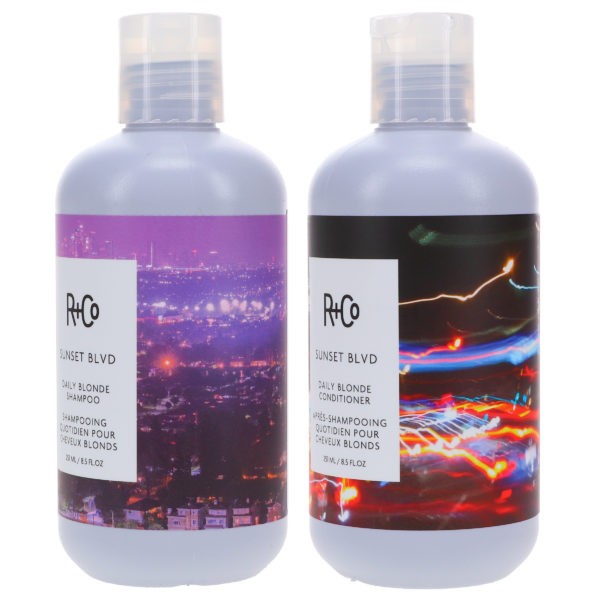 R+CO Sunset Blvd Blonde Shampoo 8.5 oz & Sunset Blvd Blonde Conditioner  8.5 oz Combo Pack