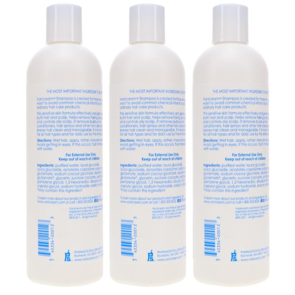 Vanicream Shampoo 12 oz 3 Pack