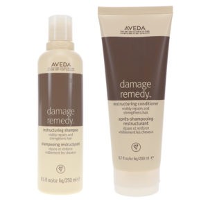 Aveda Damage Remedy Shampoo 8.5 oz & Damage Remedy Conditioner 6.7 oz Combo Pack