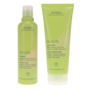 Aveda Be Curly Shampoo 8.5 oz & Be Curly Conditioner 6.7 oz Combo Pack