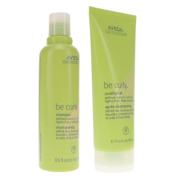 Aveda Be Curly Shampoo 8.5 oz & Be Curly Conditioner 6.7 oz Combo Pack