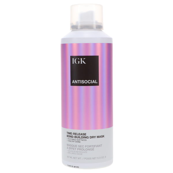 IGK Antisocial Overnight Bond Building Dry Hair Mask 5 oz
