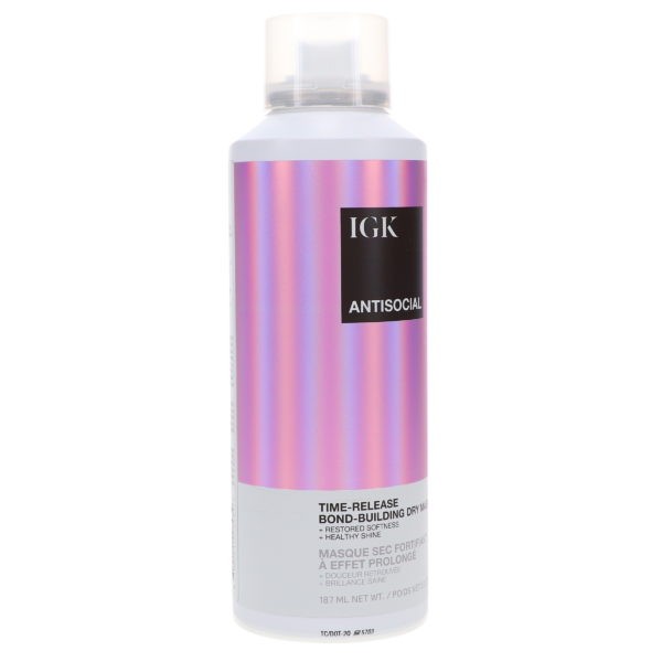 IGK Antisocial Overnight Bond Building Dry Hair Mask 5 oz