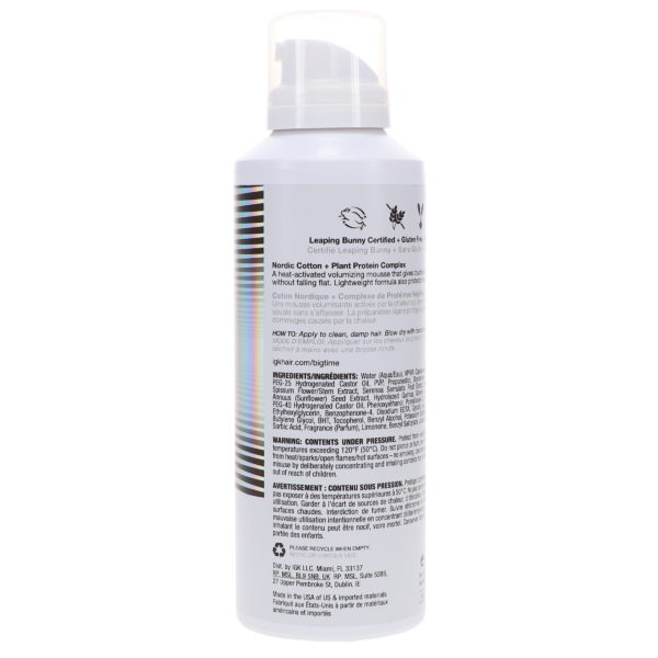 IGK Big Time Volume and Thickening Mousse 6.2 oz