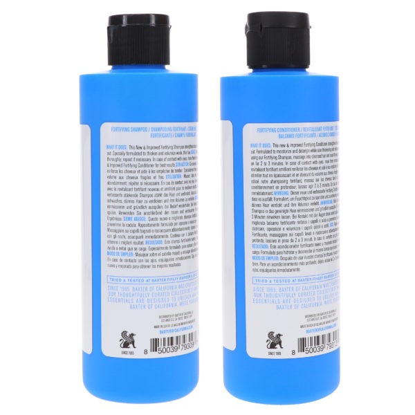 Baxter of California Fortifying Shampoo 8 oz & Fortifying Conditioner 8 oz Combo Pack