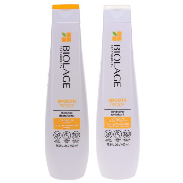 Matrix Biolage SmoothProof Shampoo 13.5 oz & Biolage SmoothProof Conditioner 13.5 oz Combo Pack