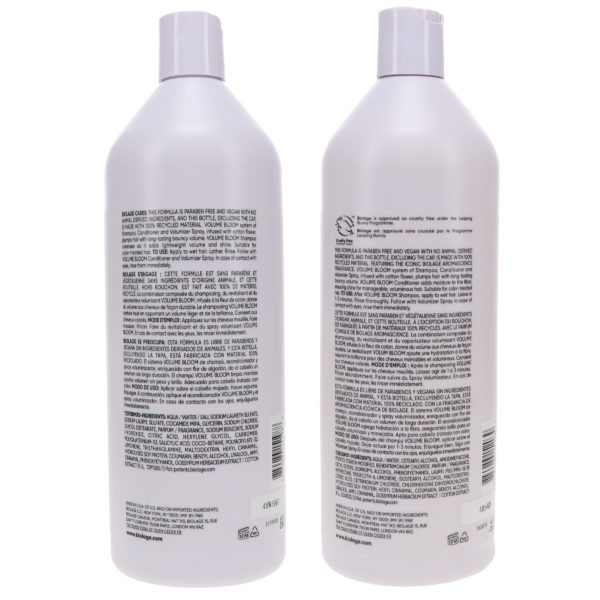 Matrix Biolage Volumebloom Shampoo 33.8 oz & Volumebloom Conditioner 33.8 oz Combo Pack