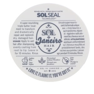 Sol de Janeiro Triple Brazilian Butter Hair Repair Treatment 8 oz