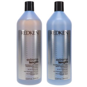 Redken Extreme Length Shampoo 33.8 oz & Extreme Length Conditioner 33.8 oz Combo Pack