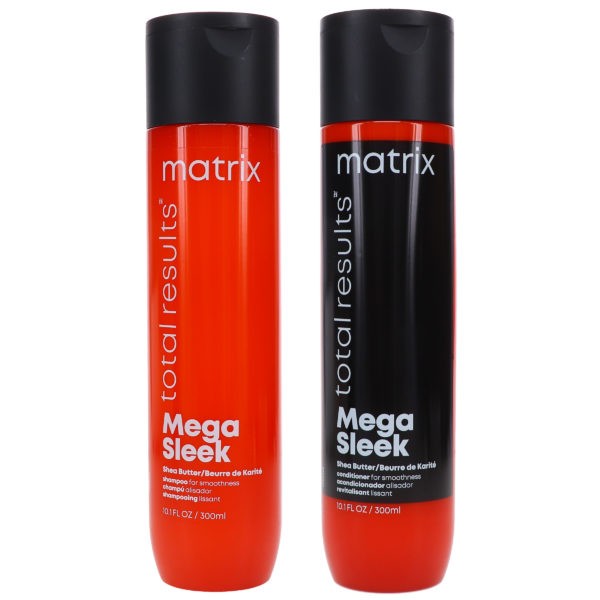 Matrix Total Results Mega Sleek Shampoo 10.1 oz & Total Results Mega Sleek Conditioner 10.1 oz Combo Pack