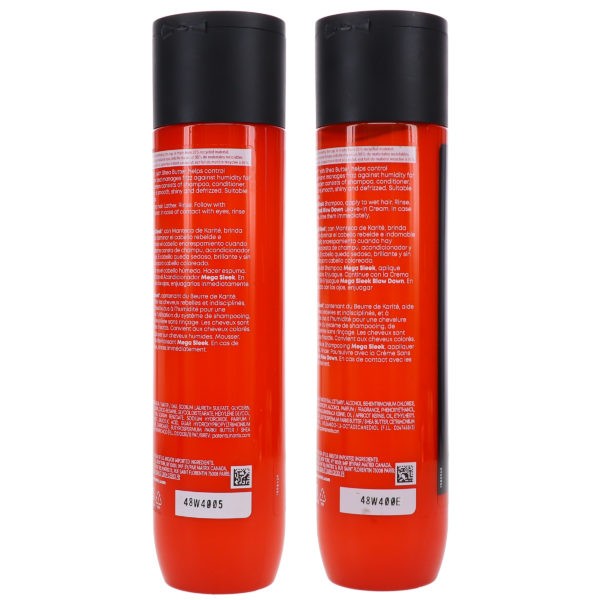 Matrix Total Results Mega Sleek Shampoo 10.1 oz & Total Results Mega Sleek Conditioner 10.1 oz Combo Pack