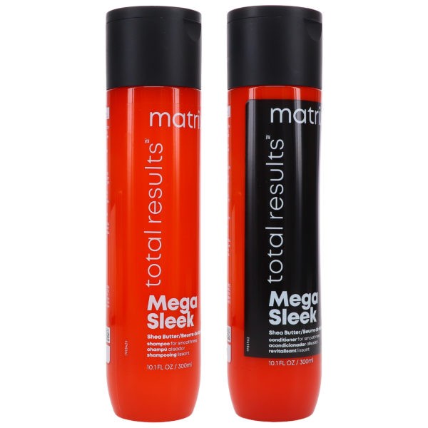 Matrix Total Results Mega Sleek Shampoo 10.1 oz & Total Results Mega Sleek Conditioner 10.1 oz Combo Pack