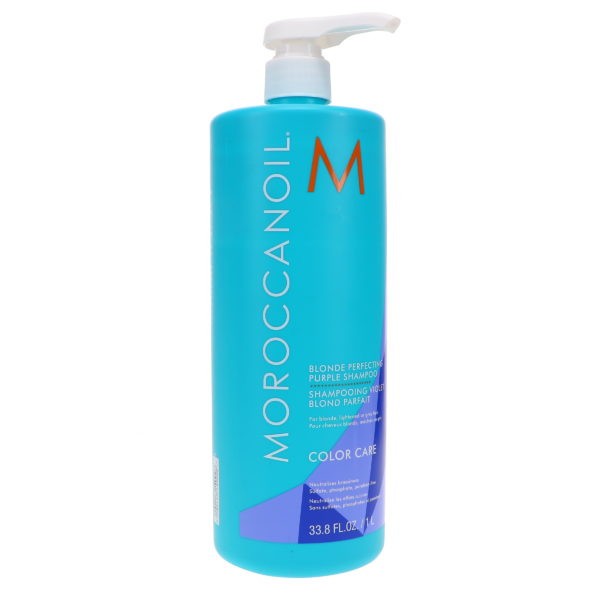 Moroccanoil Blonde Perfecting Purple Shampoo 33.8 oz