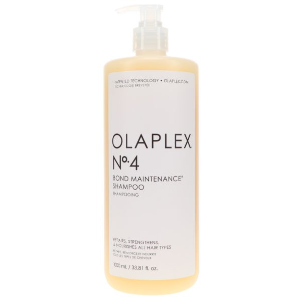 Olaplex No.4 Bond Maintenance Shampoo 33.8 oz & No.5 Conditioner 33.8 oz Combo Pack