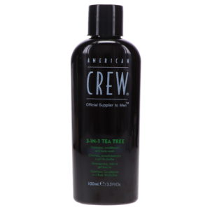 American Crew 3-in-1 Tea Tree Shampoo Conditioner Body Wash 3.3 oz