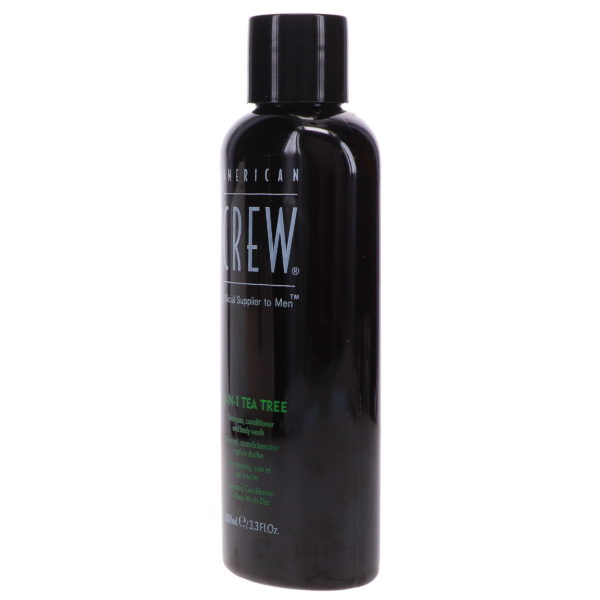 American Crew 3-in-1 Tea Tree Shampoo Conditioner Body Wash 3.3 oz