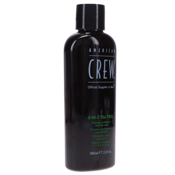 American Crew 3-in-1 Tea Tree Shampoo Conditioner Body Wash 3.3 oz