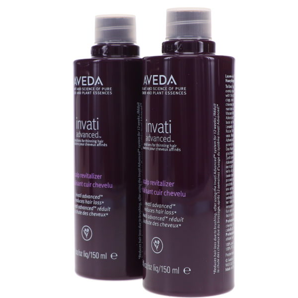 Aveda Invati Advanced box set of 2 refills Scalp Revitalizer 5 oz. each + pump