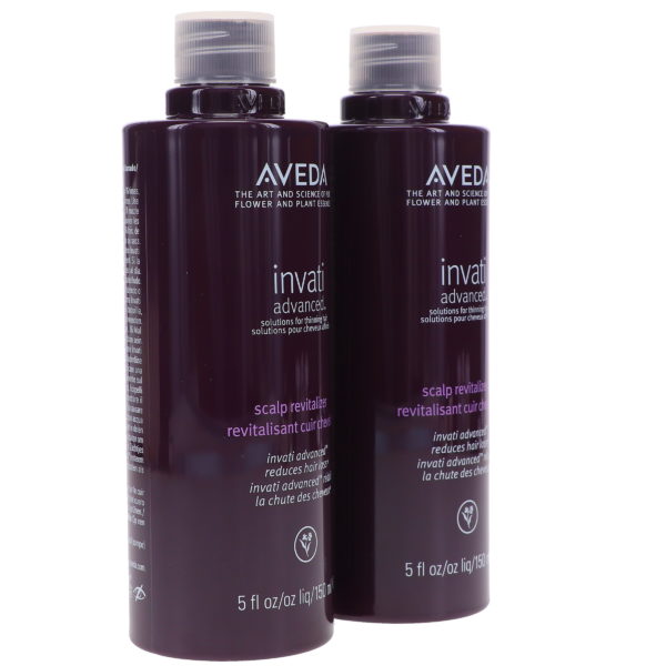 Aveda Invati Advanced box set of 2 refills Scalp Revitalizer 5 oz. each + pump