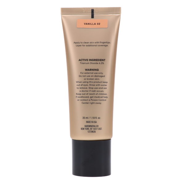 bareMinerals Complexion Rescue Tinted Moisturizer Broad Spectrum SPF 30 Vanilla 02 1.18 oz