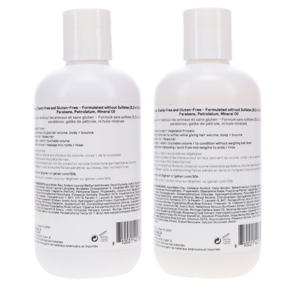 IGK 30,000 Feet Volume Shampoo 8 oz & 30,000 Feet Volume Conditioner 8 oz Combo Pack