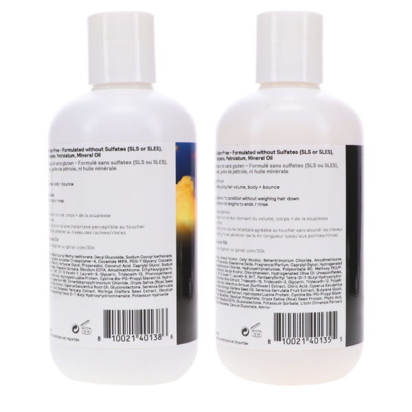 IGK 30,000 Feet Volume Shampoo 8 oz & 30,000 Feet Volume Conditioner 8 oz Combo Pack