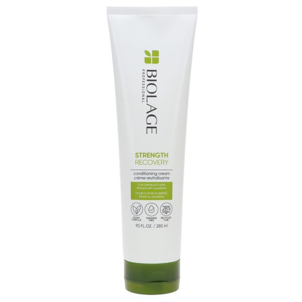 Matrix Biolage Strength Recovery Shampoo 13.5 oz & Biolage Strength Recovery Conditioning Cream 9.5 oz Combo Pack