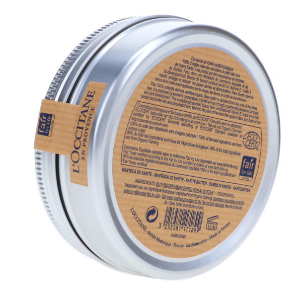 L'Occitane Certified Organic* Pure Shea Butter 5.2 oz