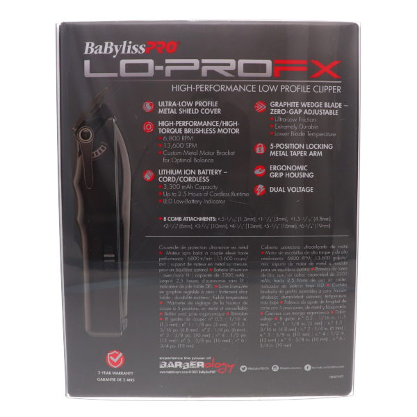 BaBylissPRO LOPROFX High Performance Low Profile Clipper