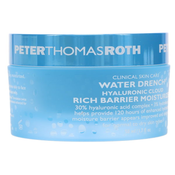 Peter Thomas Roth Water Drench Hyaluronic Cloud Rich Barrier Moisturizer 1.7 oz