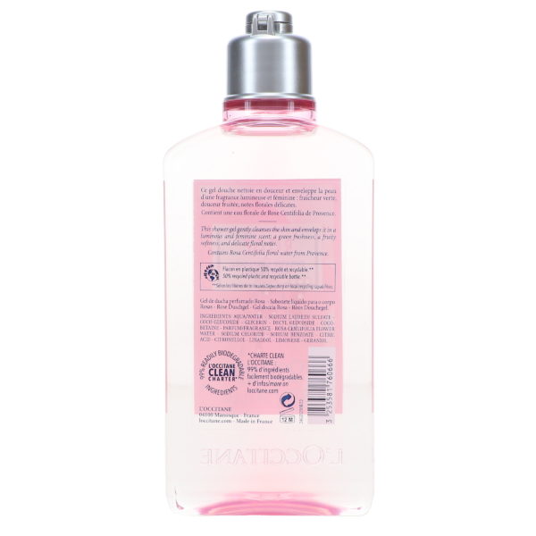 L'Occitane Rose 4 Reines Bath & Shower Gel 8.4 oz