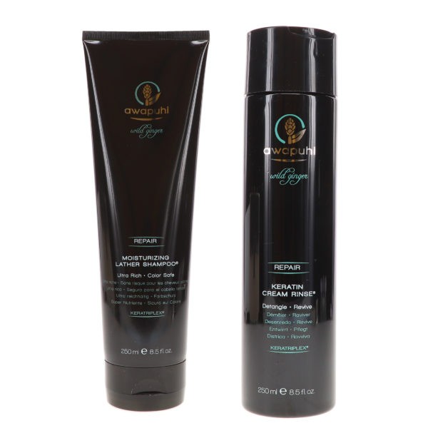 Paul Mitchell Awapuhi Wild Ginger Shampoo 8.5 oz & Awapuhi Wild Ginger Conditioner 8.5 oz Combo Pack