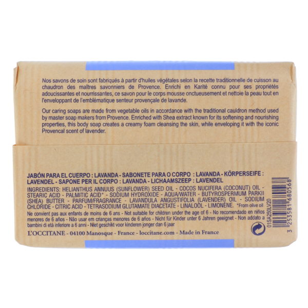 L'Occitane Extra-Gentle Vegetable Based Soap Enriched with Shea Butter 8.8 oz