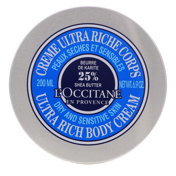 L'Occitane Moisturizing 25% Shea Butter Ultra-Rich Body Cream 6.7 oz