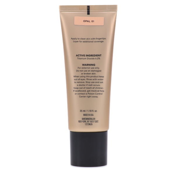 bareMinerals Complexion Rescue Tinted Moisturizer Broad Spectrum SPF 30 Opal 01 1.18 oz